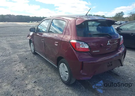 2022 Mitsubishi Mirage Es z USA, uszkodzony, nr VIN ML32AUHJ5NH000937